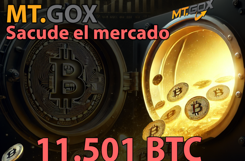 Mt. Gox resurge con la enigmática transferencia de 11.501 BTC que enciende el mercado cripto