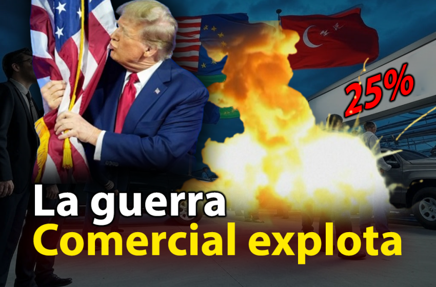 Trump declara la guerra comercial total con un arancelazo del 25%