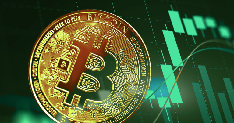 Cuentas de crecimiento en bitcoin (BTC) y dólares (USDC)