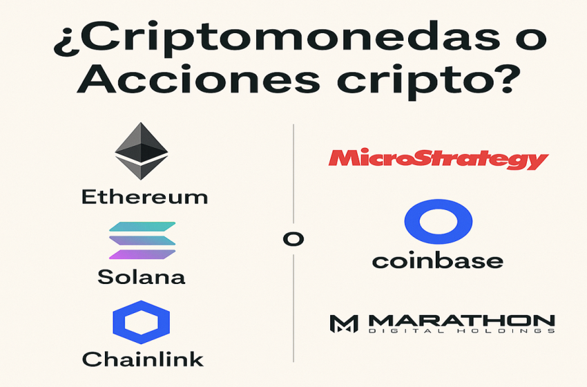  Invertir en ¿criptomonedas o acciones cripto?