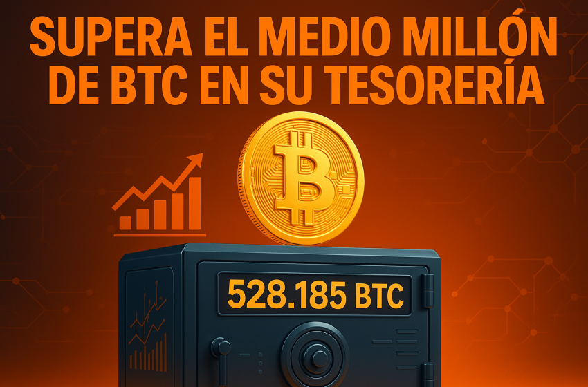 Strategy consolida su dominio: Supera el medio millón de BTC en su tesorería