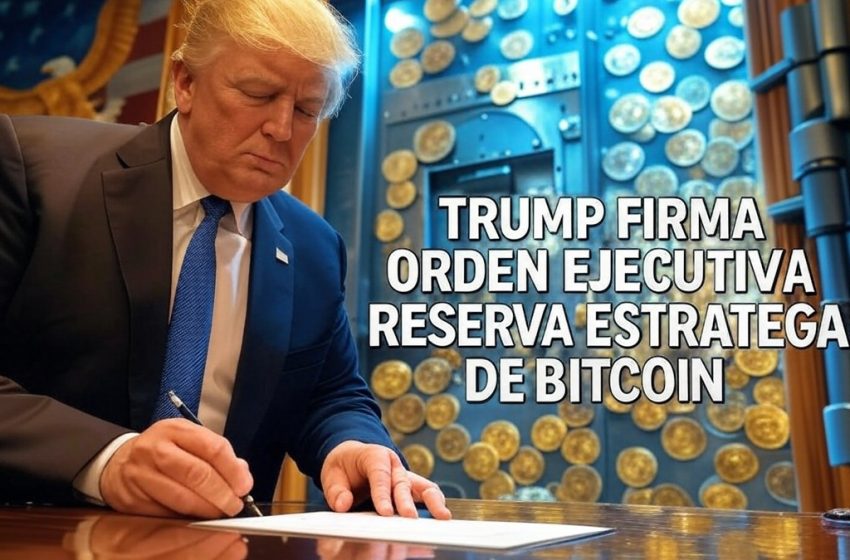  «Trump firma orden ejecutiva para crear una reserva estratégica de Bitcoin en EE. UU.»