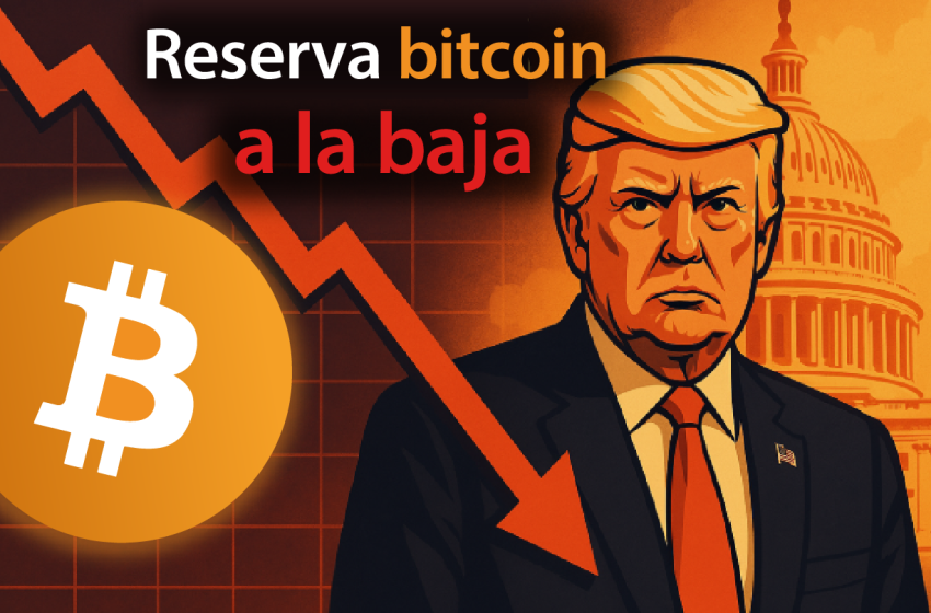 Aranceles de Trump arrastran a la baja la reserva de Bitcoin