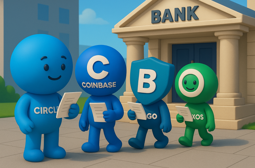  Firmas cripto buscan licencias bancarias en EE. UU. mientras crece la apertura regulatoria