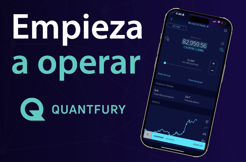 Quantfury: ¿Cómo empezar a operar?