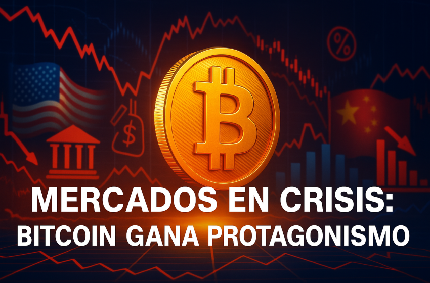 Colapso en las bolsas por guerra comercial: ¿una oportunidad para Bitcoin?