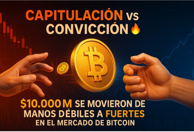Bitcoin en manos firmes: capitulación de corto plazo y acumulación institucional marcan un nuevo punto de inflexión