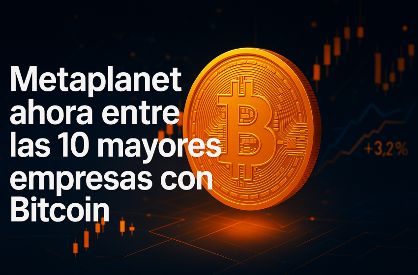 Metaplanet Inc. se convierte en el noveno mayor poseedor corporativo de Bitcoin tras nueva compra