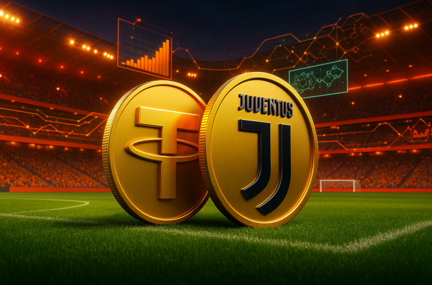 Tether avanza sobre el césped europeo: Juventus suma un nuevo jugador institucional