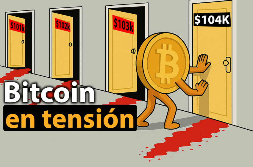 Bitcoin resiste en $104K pero viene movimiento pronto