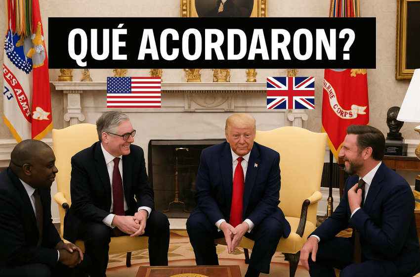 Trump y Reino Unido firman acuerdo en aranceles , te lo explicamos