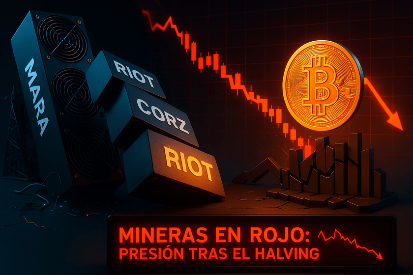  Acciones de mineros de Bitcoin en rojo
