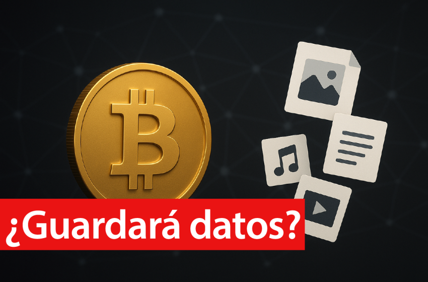 ¿Bitcoin como contenedor de datos?