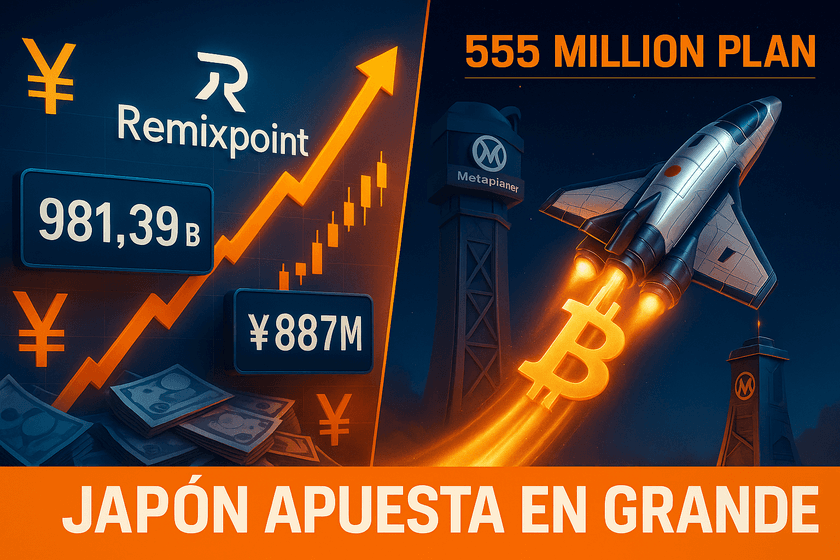  Remixpoint y Metaplanet ya acumulan más de 9.800 BTC