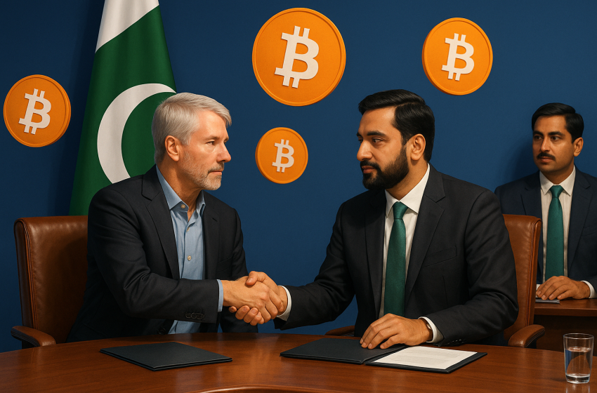 Pakistán explora reservas en bitcoin con Michael Saylor