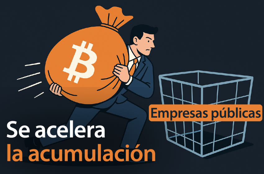 Empresas públicas aceleran la acumulación de Bitcoin