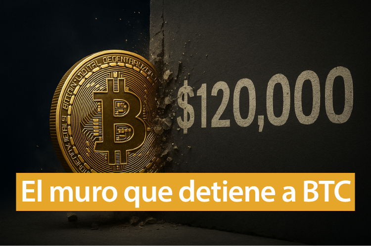 Bitcoin enfrenta su muro más difícil: Los $120,000
