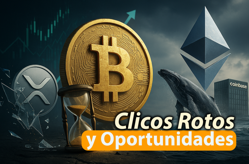 Bitcoin sin ciclos, XRP al filo y una ballena de ETH inquieta al mercado