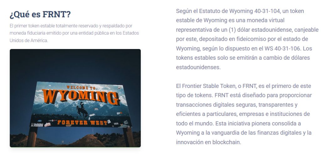 stablecoin Wyoming