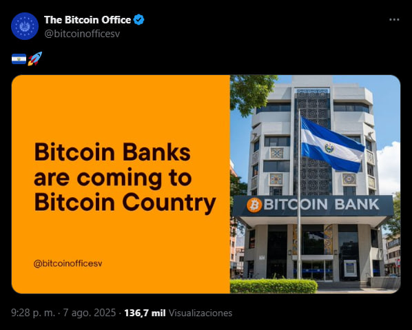 bitcoin bancos el salvador
