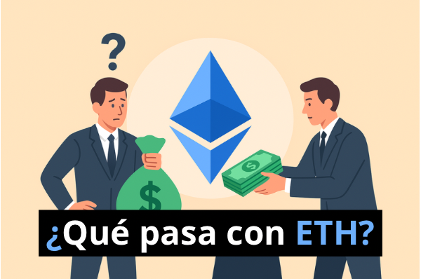 Instituciones aprovechan caída de Ethereum con compras récord
