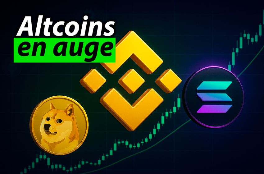 BNB marca récord histórico mientras Dogecoin lidera las altcoins