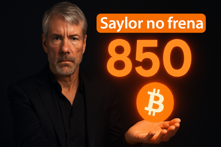 Strategy expande su tesorería con 850 BTC más