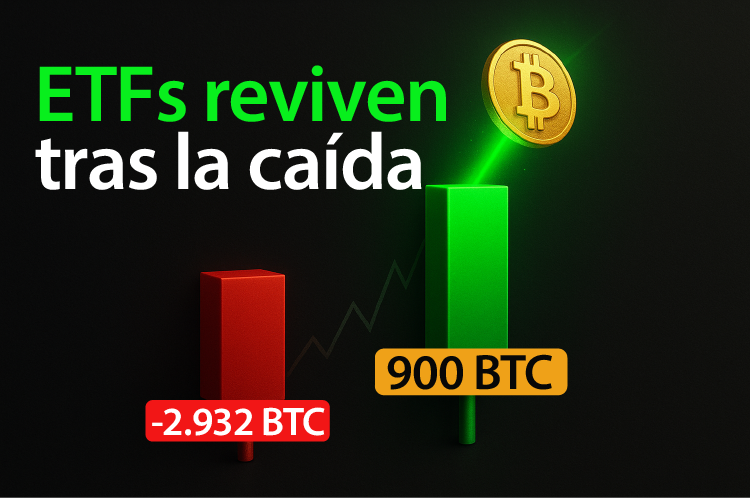 ETF de Bitcoin y Ethereum recuperan flujo tras el colapso del mercado