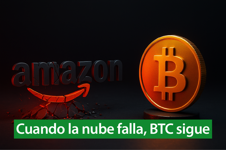 El día que la nube cayó y Bitcoin siguió de pie