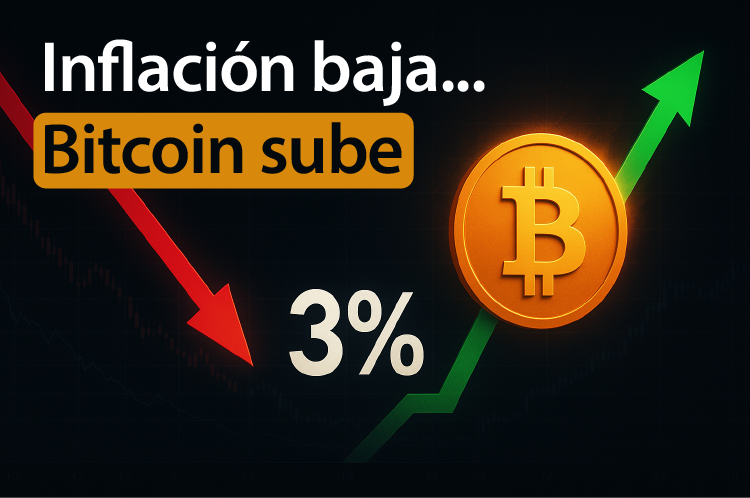 Inflación en EE. UU. cae al 3% y empuja a Bitcoin al alza