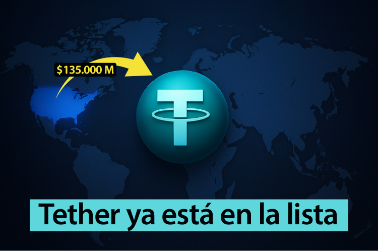 Tether supera a Corea del Sur en deuda de EE. UU.
