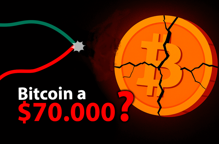  ¿Bitcoin podría caer a $70.000? Las métricas encienden alarmas