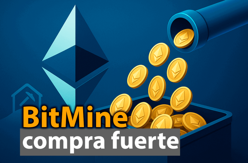 BitMine suma 44M en ETH y acelera su acumulación corporativa