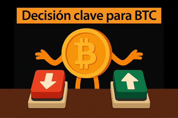 Bitcoin pierde fuerza y se acerca a su soporte crítico
