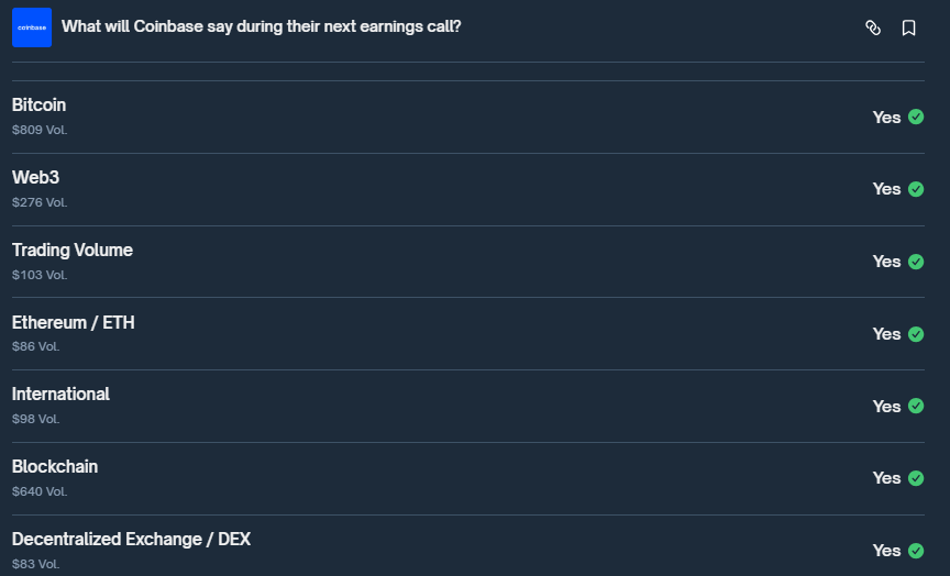 coinbase mercados de predicción