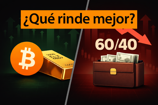  Bitcoin y oro superan carteras tradicionales